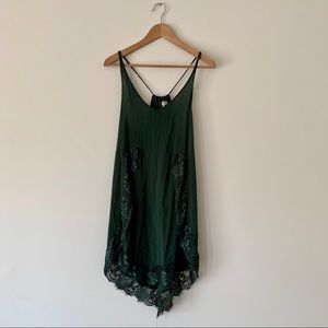 Green Free People Lace Dress